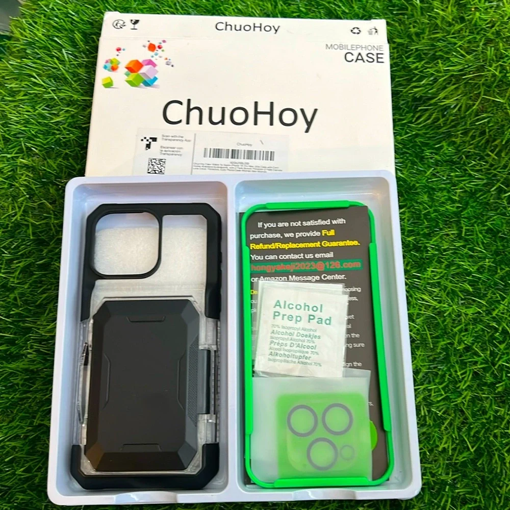 ChuoHoy Case Wallet for Apple iPhone 15 Pro Max Case with Card Holder
